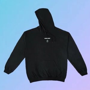 Lonely Ghost “Text Me” Hoodie, unisex large in black!